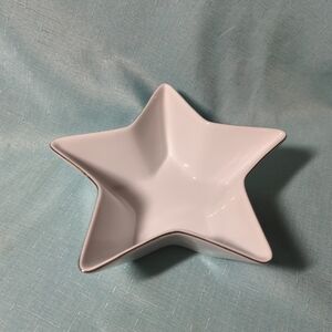 Vtg Food Network 8" Eat Drink Be Merry Star Bowl Dish July 4th Party Celebration